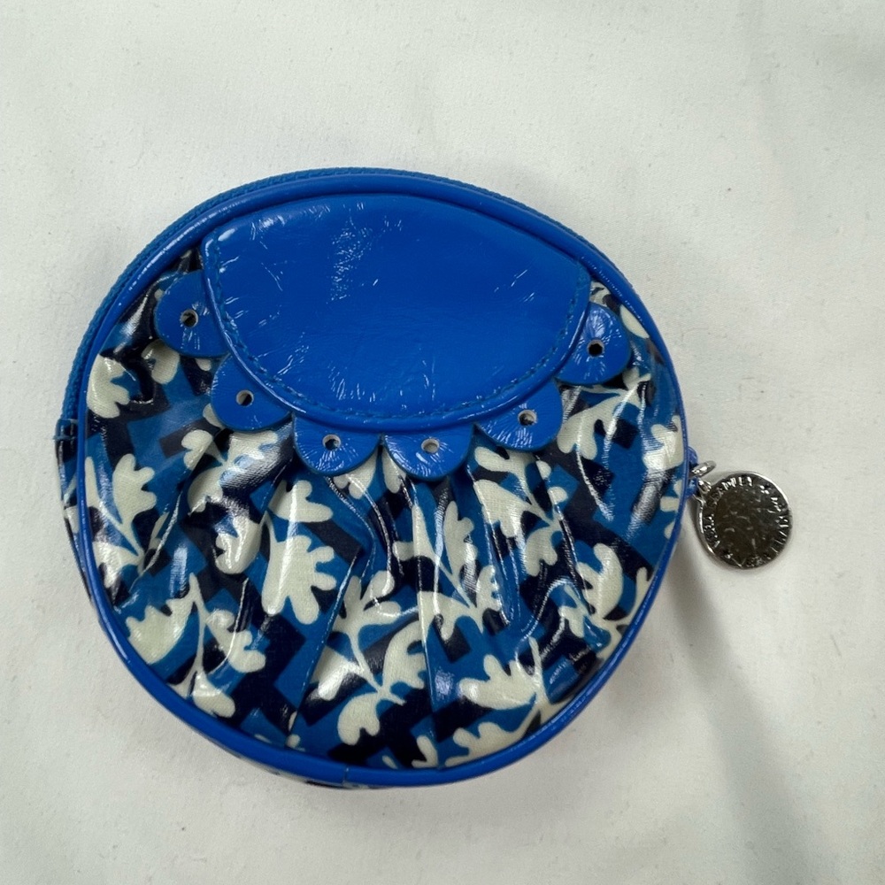 Vera Bradley Frill Blue and White Coin Pouch
